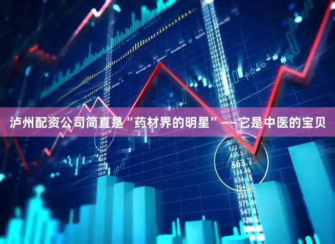泸州配资公司简直是“药材界的明星”——它是中医的宝贝